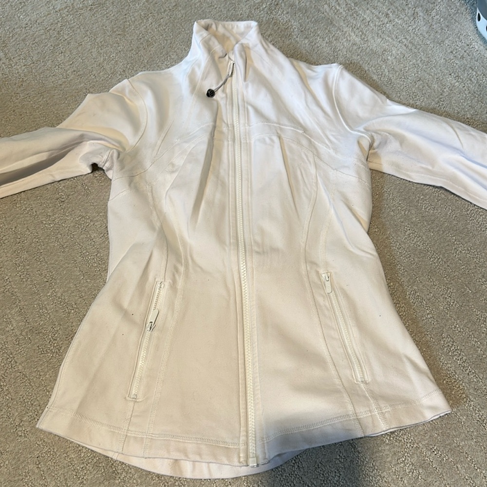 Lululemon Define Jacket white size 6